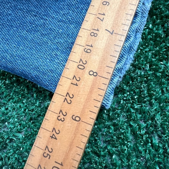 Vintage Old Navy Jeans Womens Size 8 R 31x31" Flared Bootcut Low Rise Blue Y2K - Picture 8 of 9